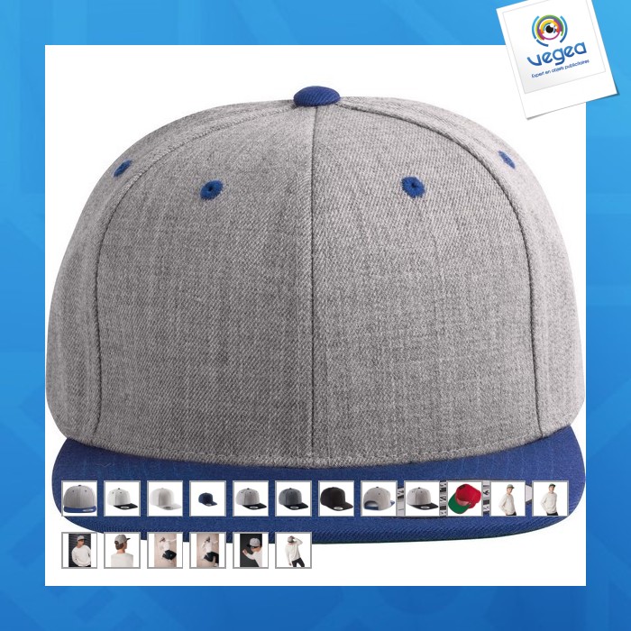 Premium flat visor cap
