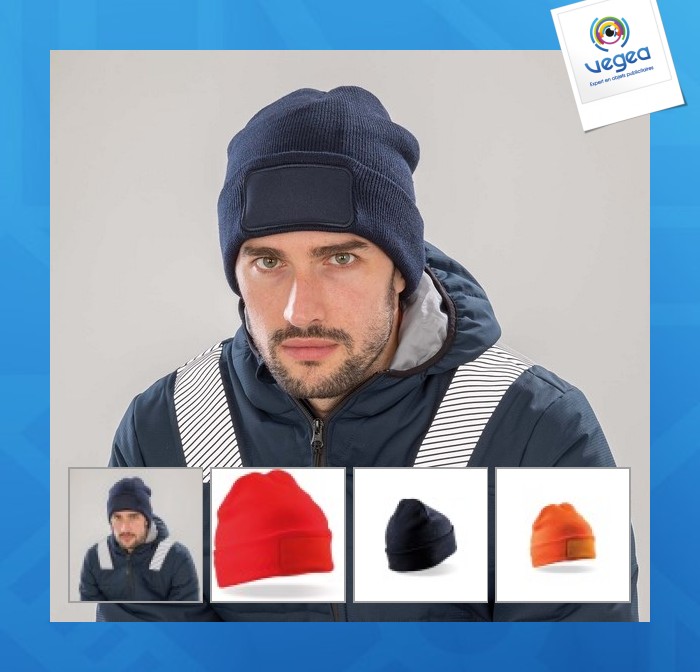 Printable recycled thinsulate beanie