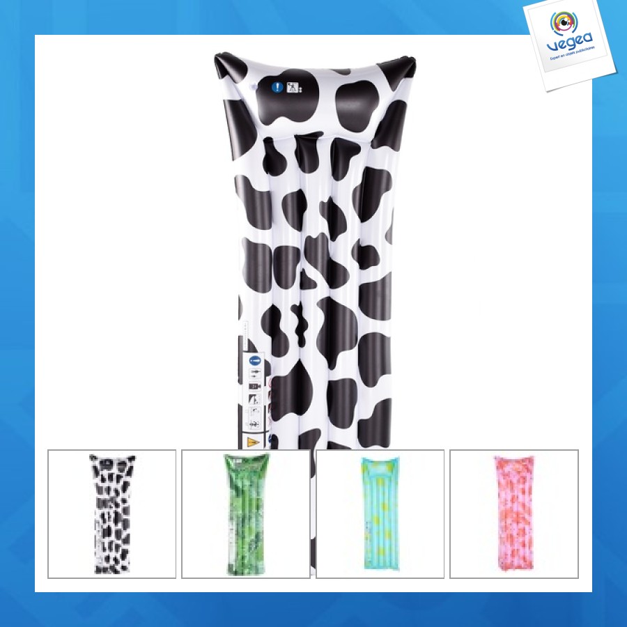 Printed inflatable mattress 