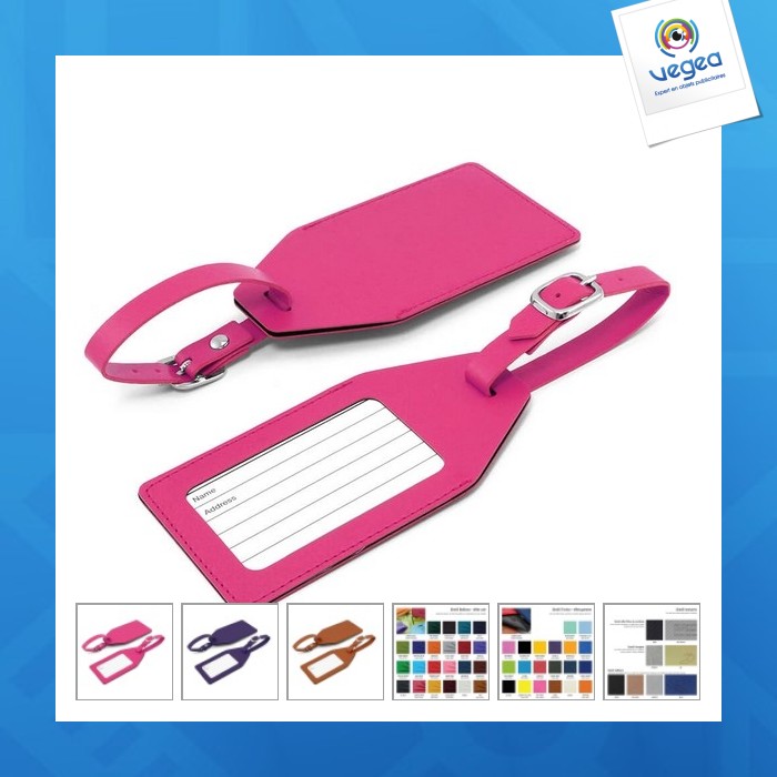 Pu, rpet or leather luggage tag
