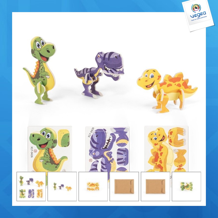 Puzzle 3d papier et mousse