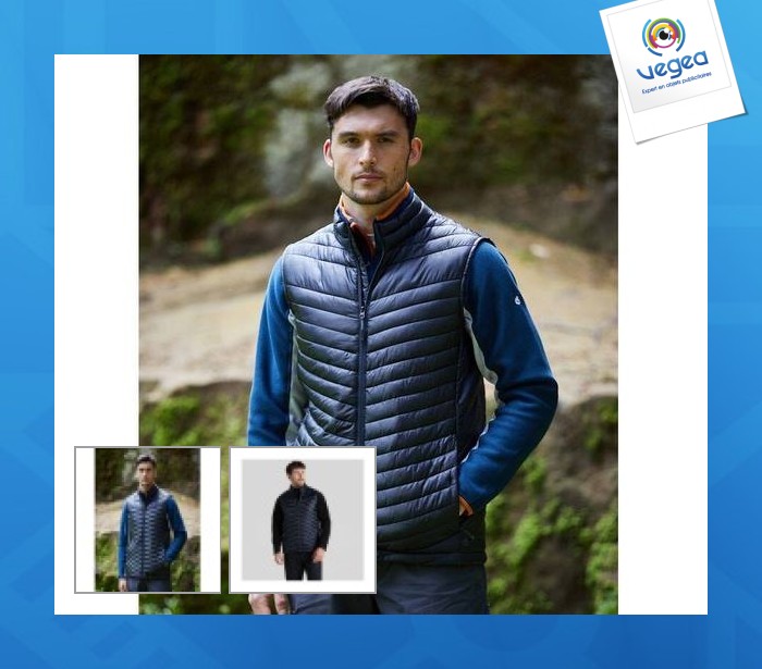Quilted bodywarmer in recycled polyester - expert expolite thermal vest