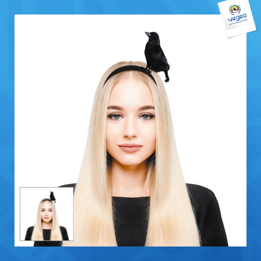 Raven headband 