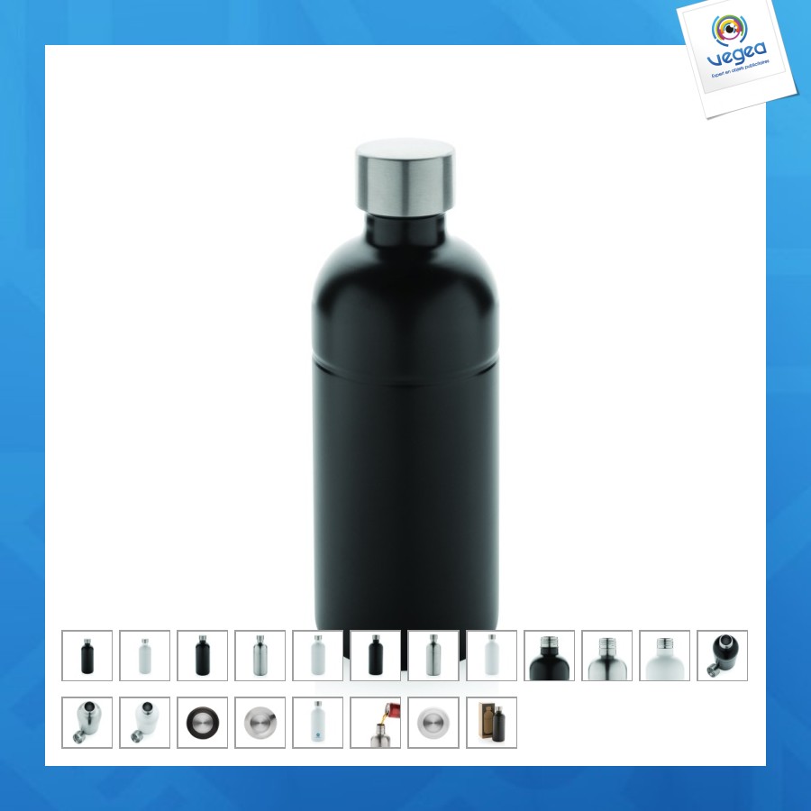 Rcs recycled steel bottle for soft drinks