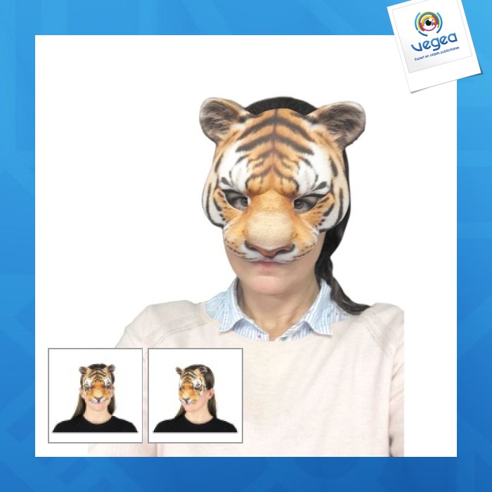 Realistic tiger mask tiger