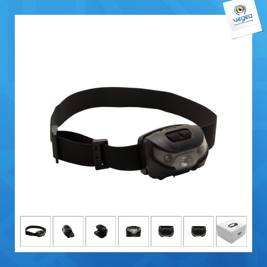 Rechargeable 3w headlamp with motion sensor