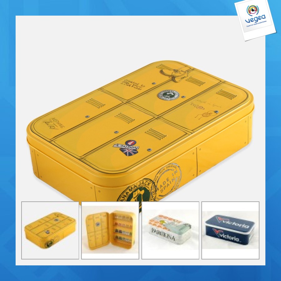 Rectangular metal box