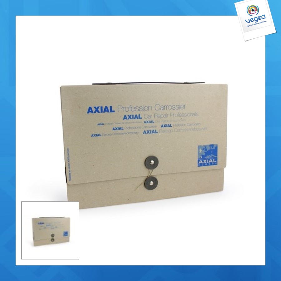 Recycled cardboard suitcase