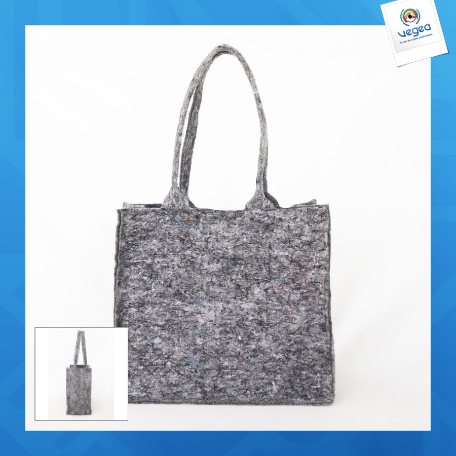 Recycled felt shopping bag