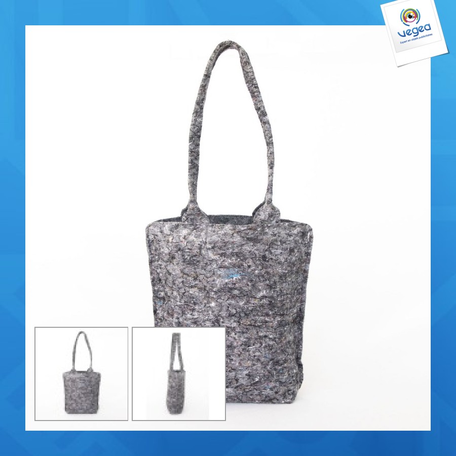 Recycled felt tote bag