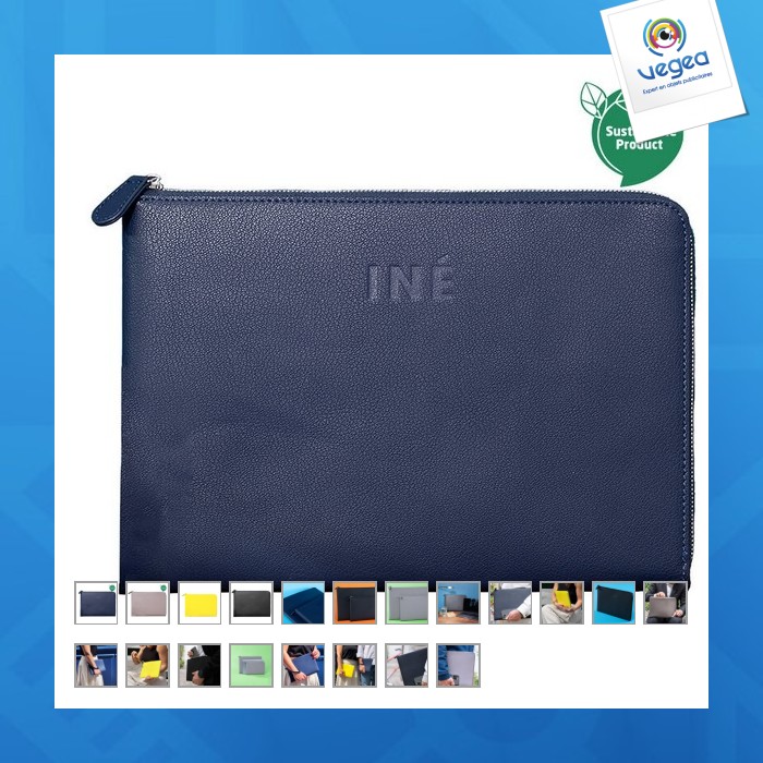 Recycled leather computer case 14/15