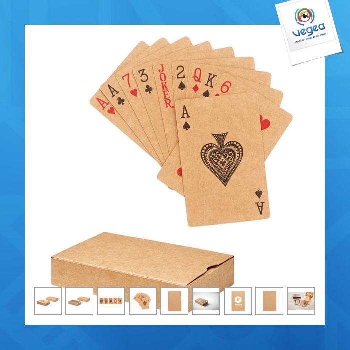 Recycled paper card game 