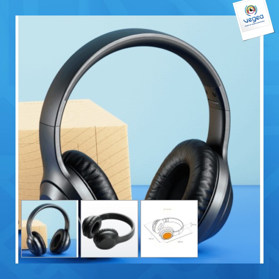 Recycled wireless headphones