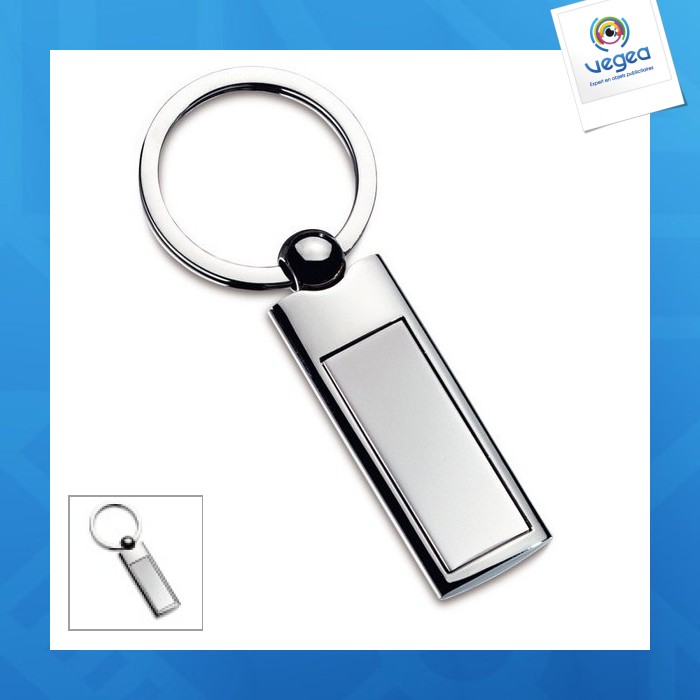 Reflect-exclusive key ring, Metal key ring on stock, Metal key ring