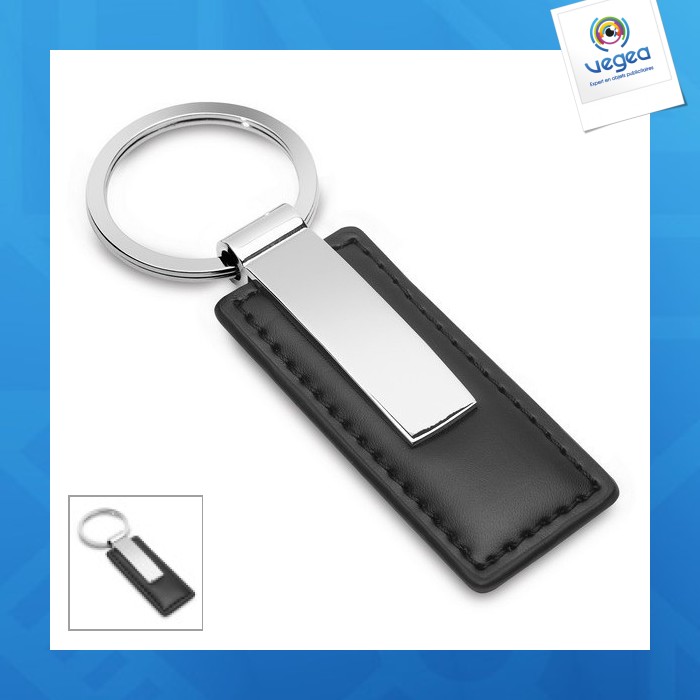 Reflect-perris rectangular key ring