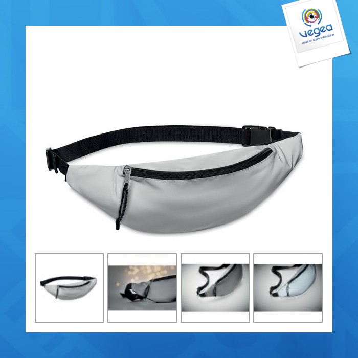 Reflective banana bag 