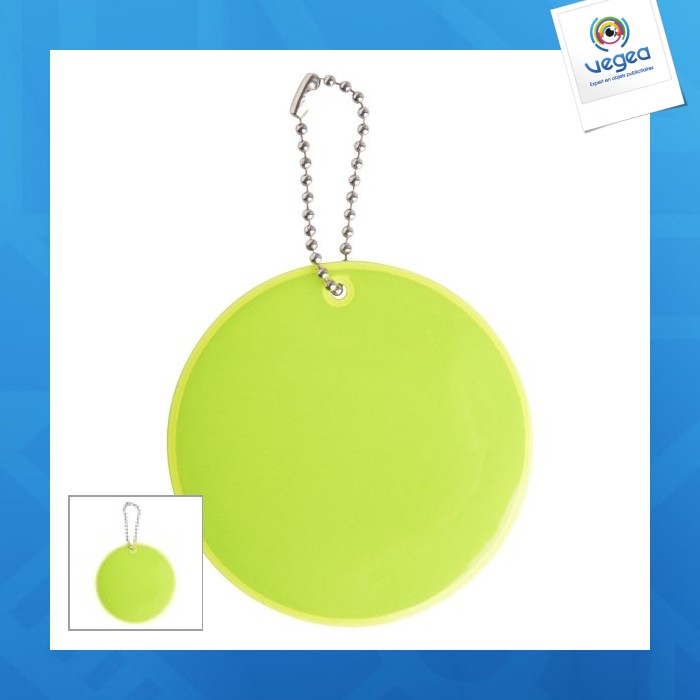 Reflective key ring - candid