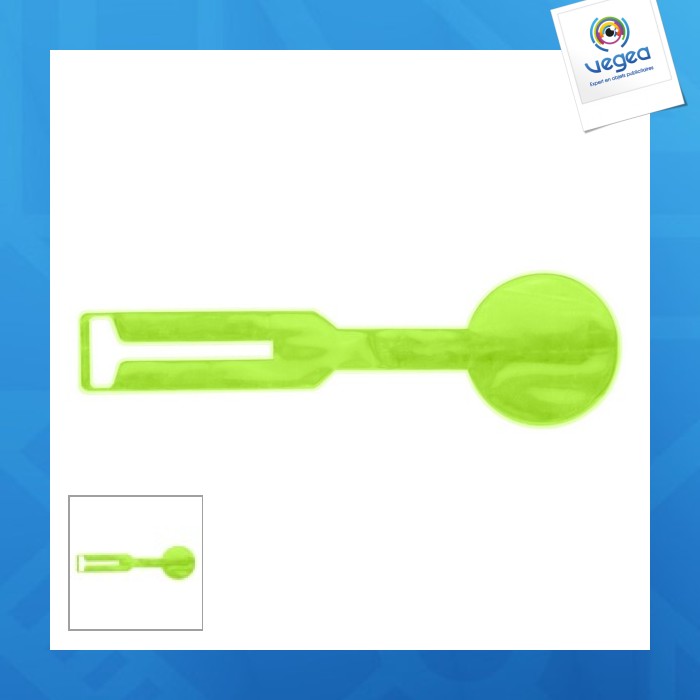 Reflective luggage tag