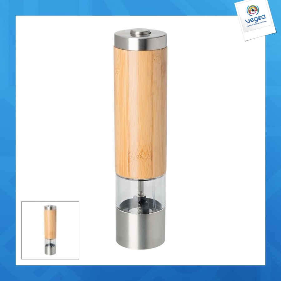 Reflects-hobart pepper or salt mill