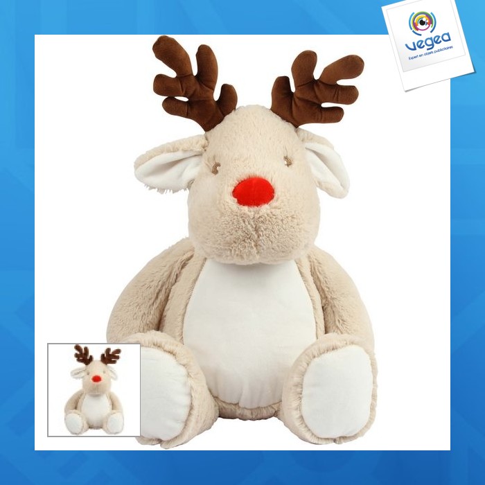 Reindeer zipped plush - mumbles