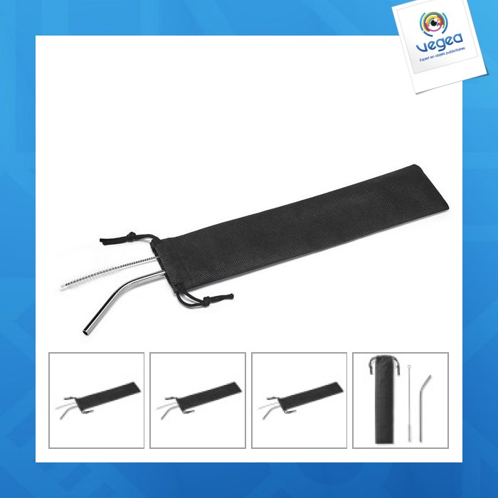 Reusable stainless steel straw 