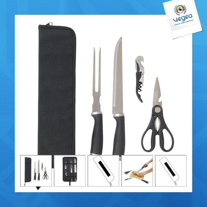 Roasty stainless steel cutlery set, 4 pcs