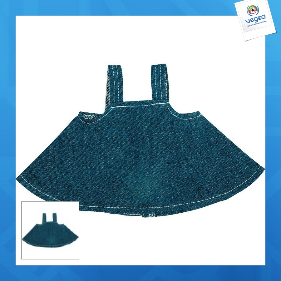 Robe jeans peluche l