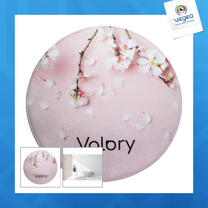 Round bay mat, four-colour