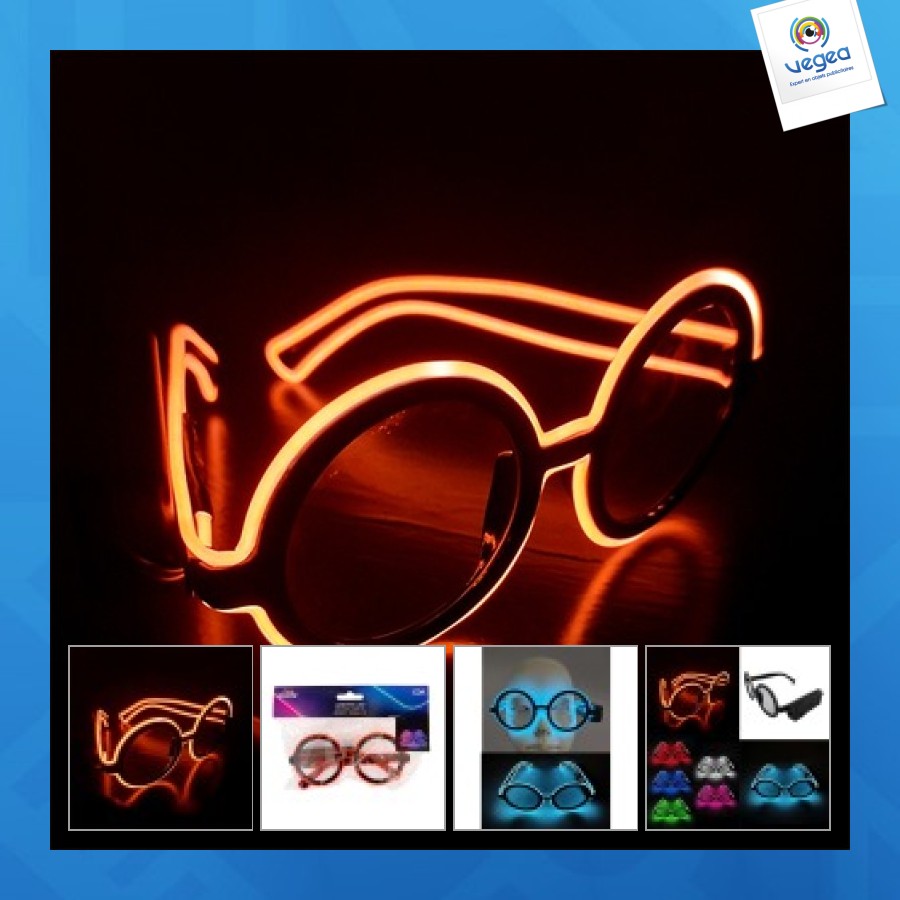 Round led bezel in 6 assorted colours