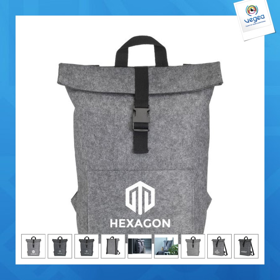 Rpet felt backpack