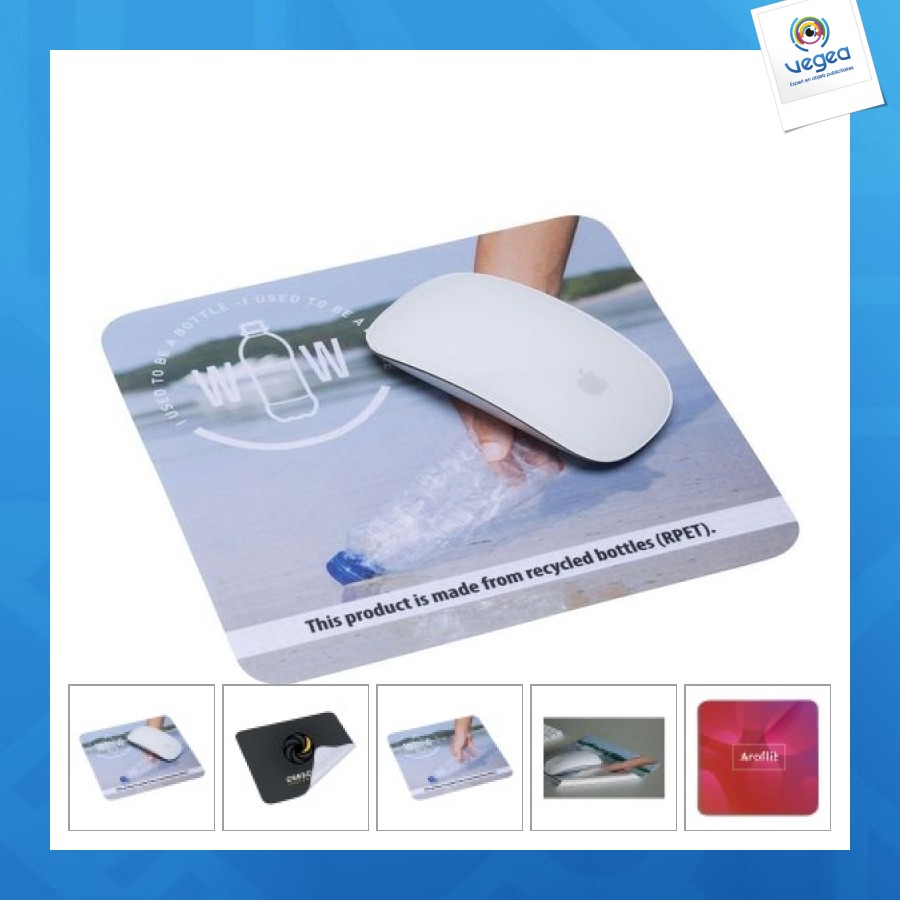 Rpet mousepad cleaner anti-slip mouse pad
