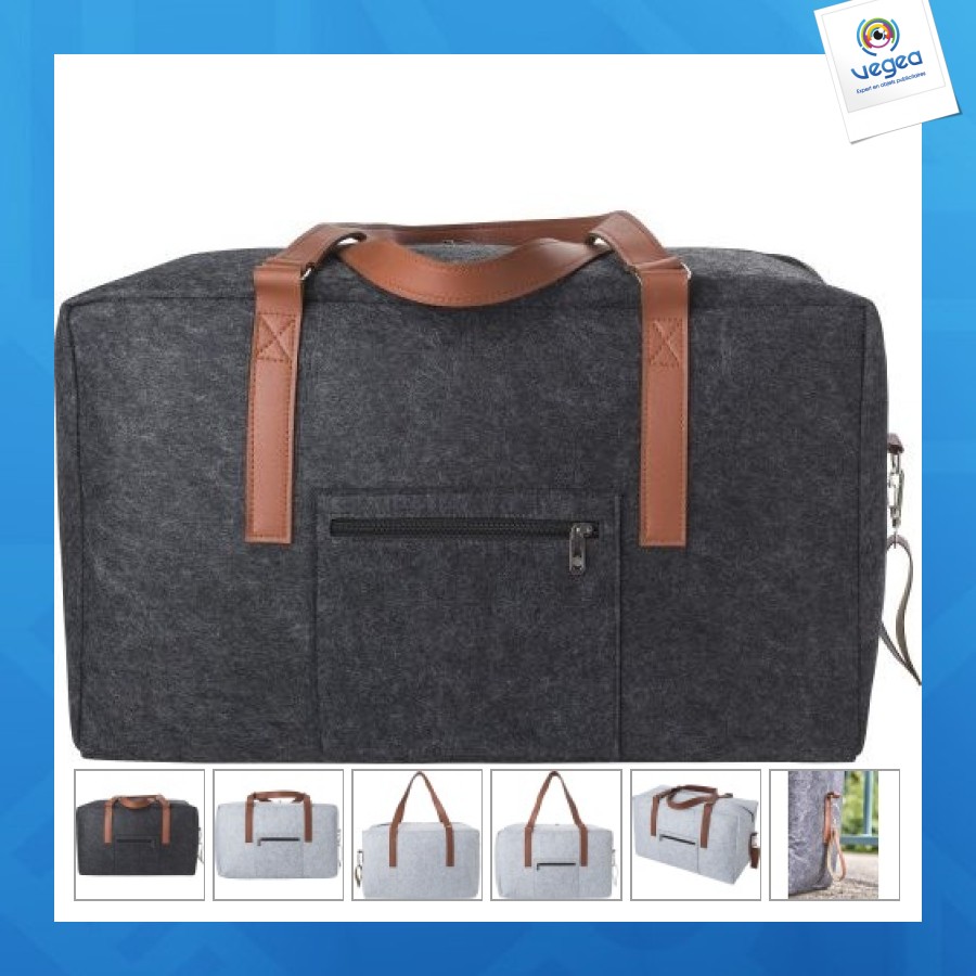 Rpet natalie felt travel bag
