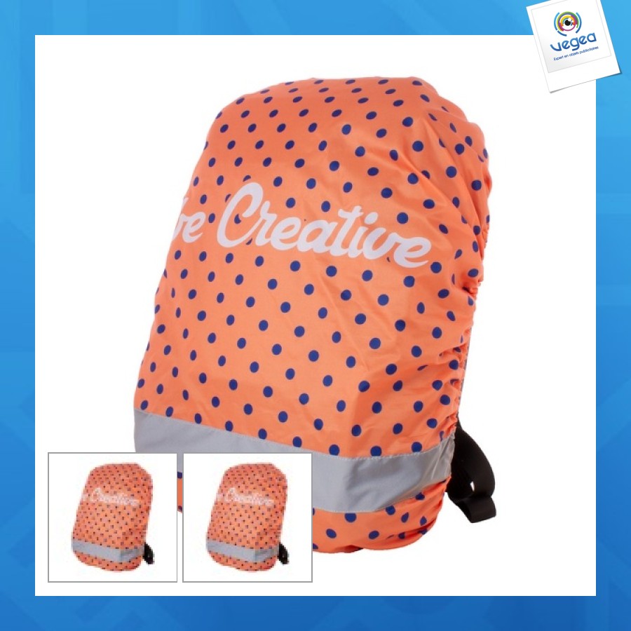 Rpet rucksack cover with reflective tape