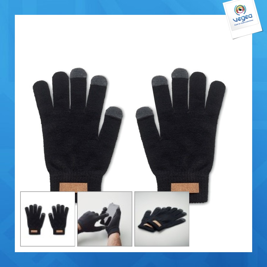 Rpet tactile gloves 