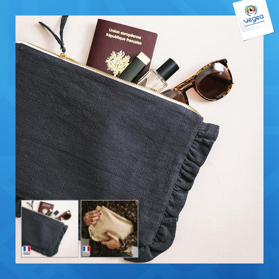 Ruffled clutch bag - pol rosa