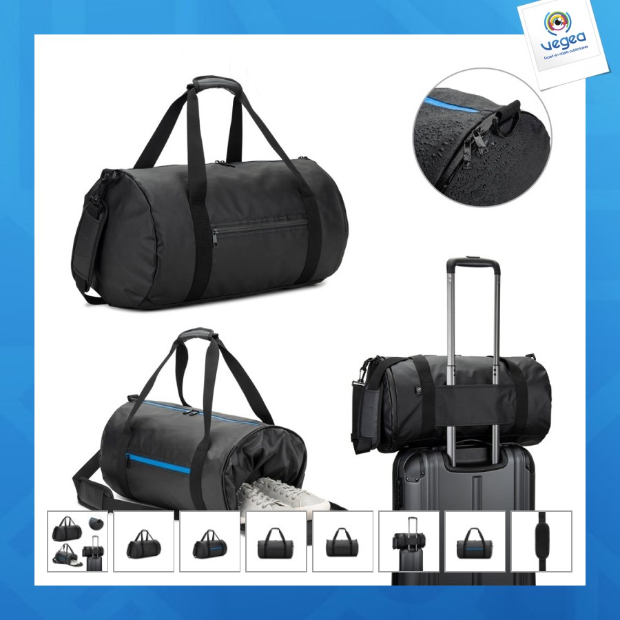 Sac de sport cylindrique 600d - osasco sport