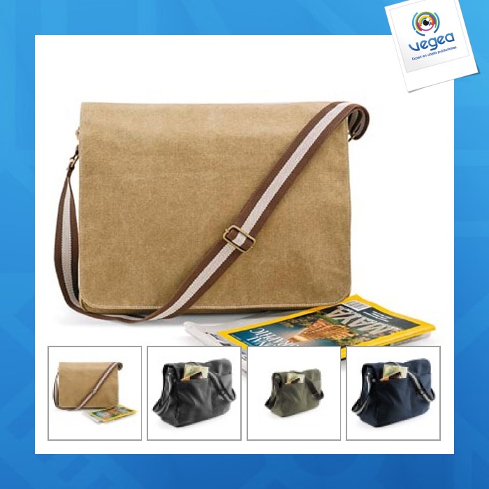 Sac porte-documents canvas