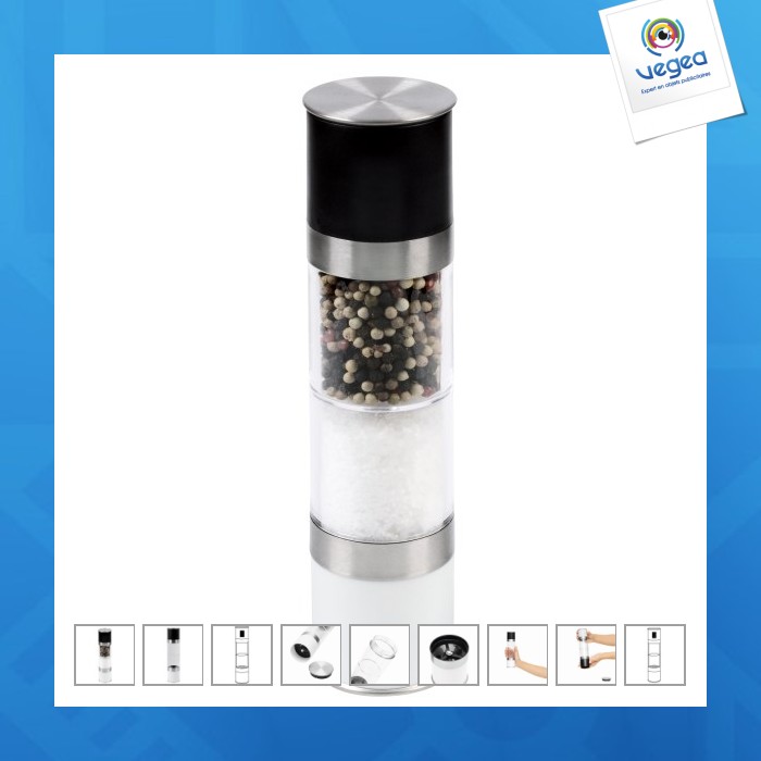 Salt and pepper mill both together