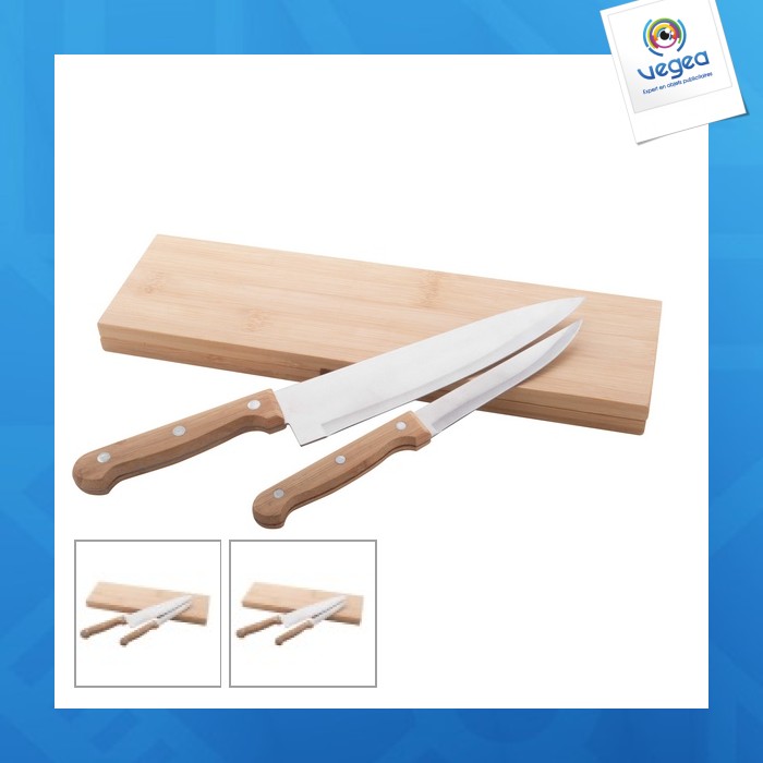 Sanjo bamboo knife set
