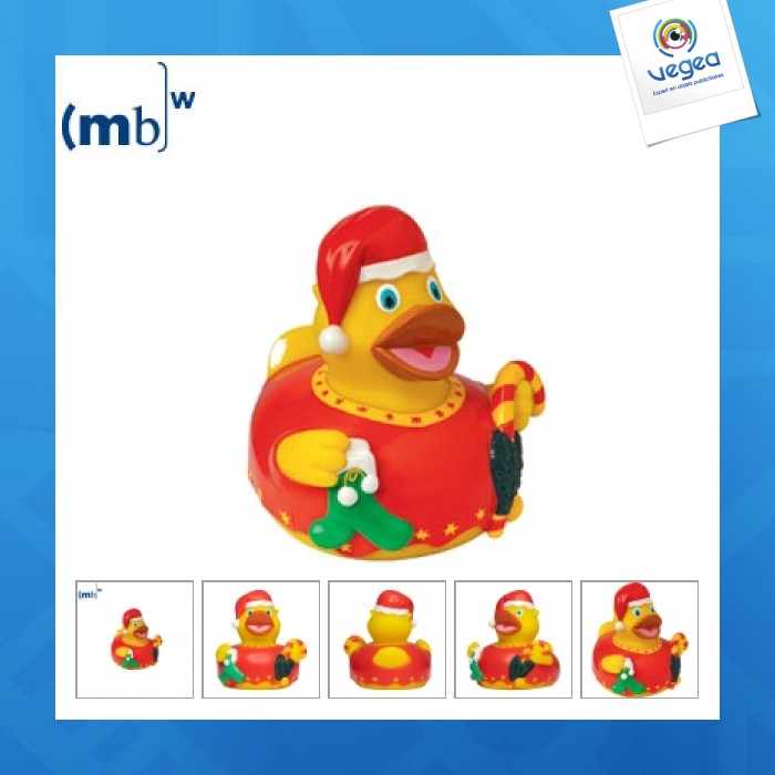 Santa claus duck, 8 cm