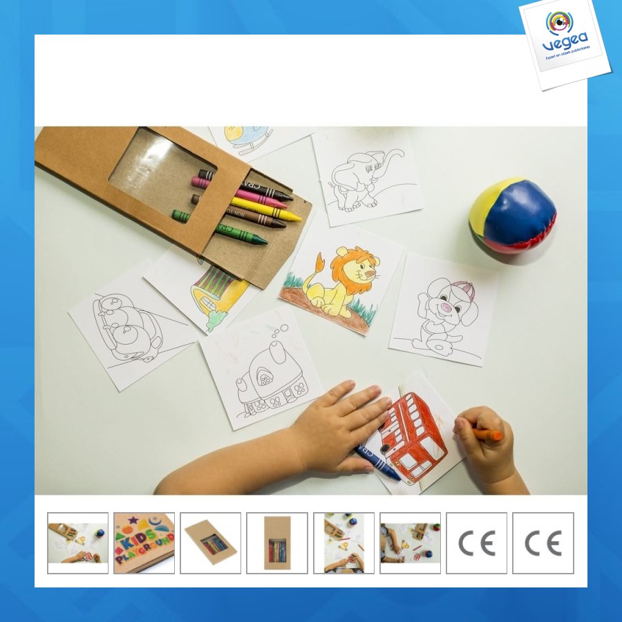 Set à dessin, crayons de couleur - hadley