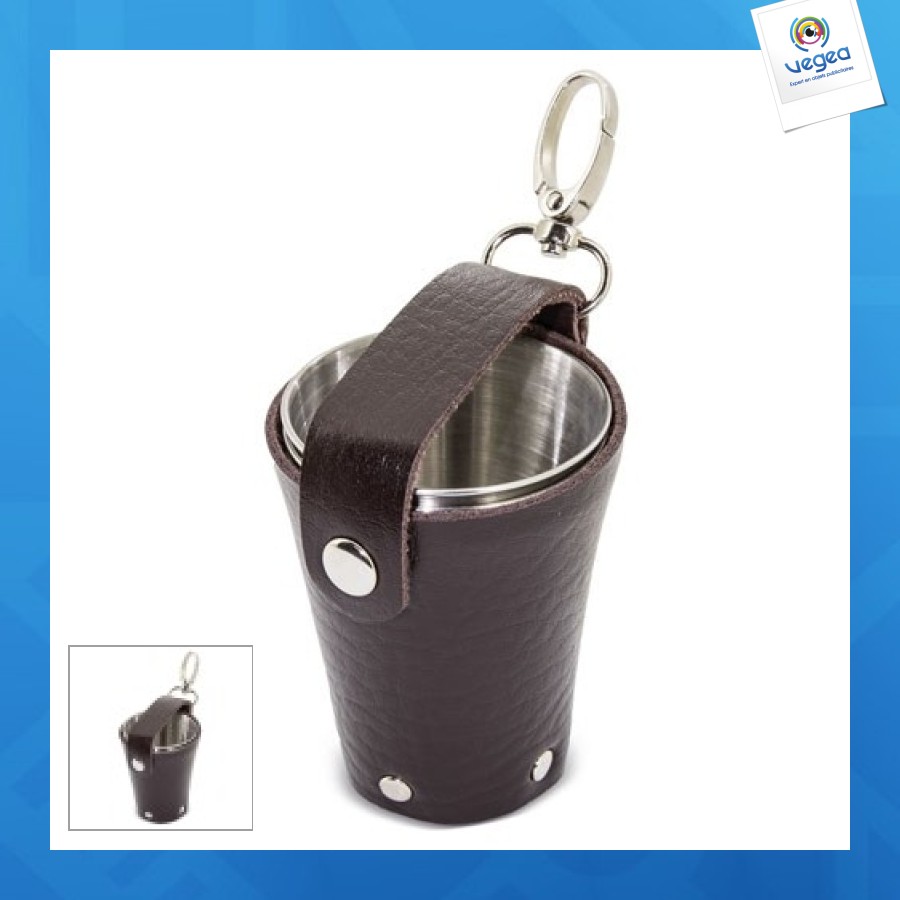 Set de 4 gobelets 3cl en inox