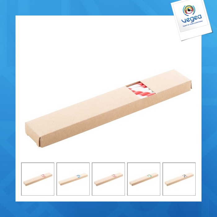 Set of 10 paper straws 