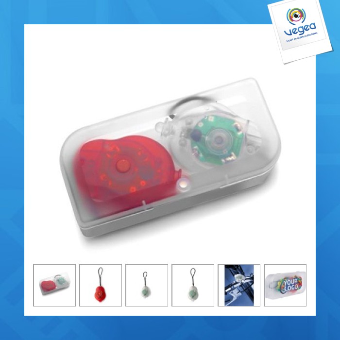 Set of 2 bicycle lights