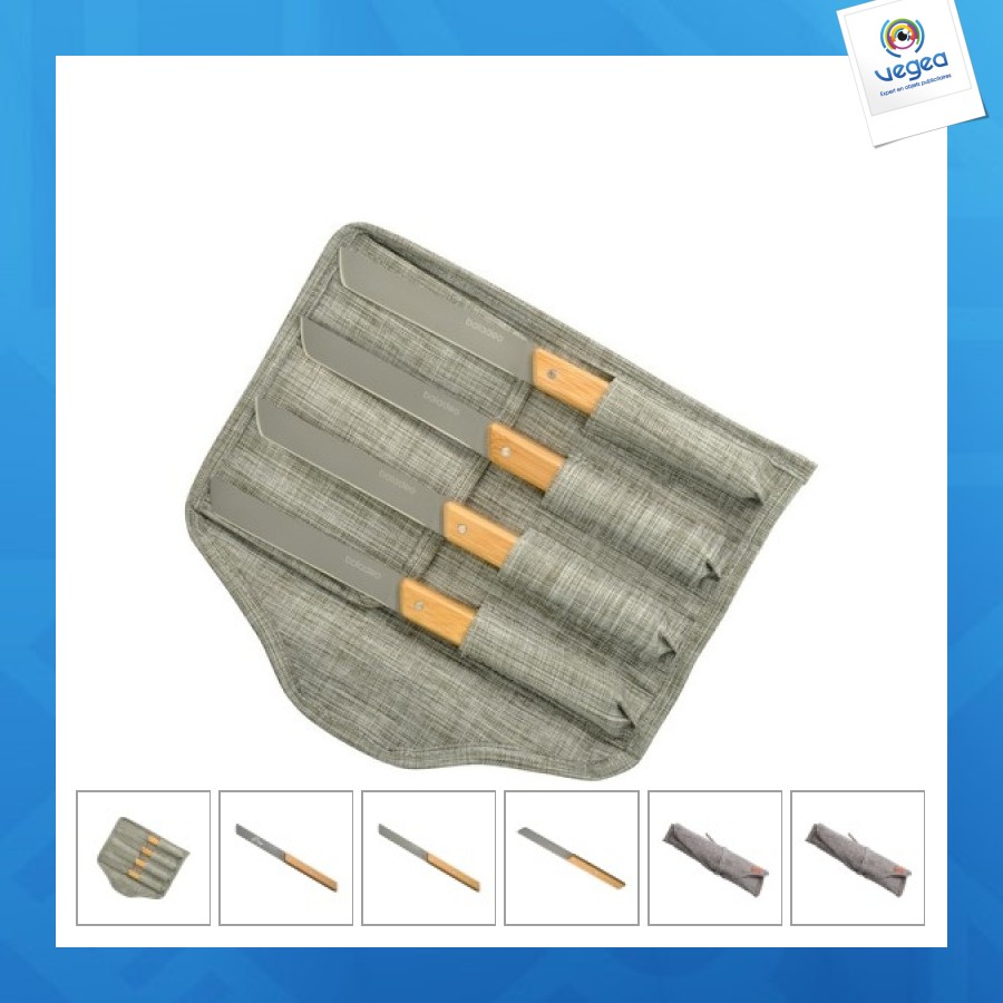Set of 4 'shokki' table knives 
