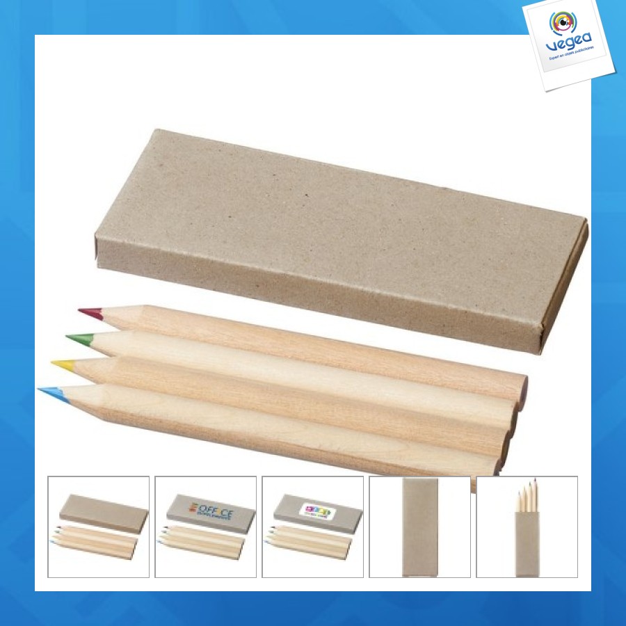 Set of 4 tullik coloured pencils