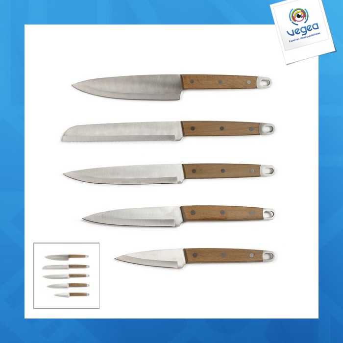 Set of 5 knives