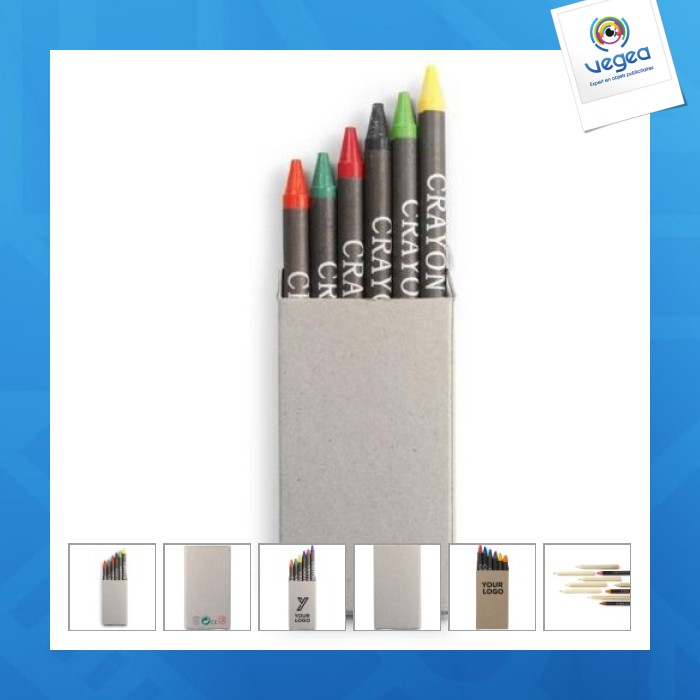 Set of 6 grease pencils