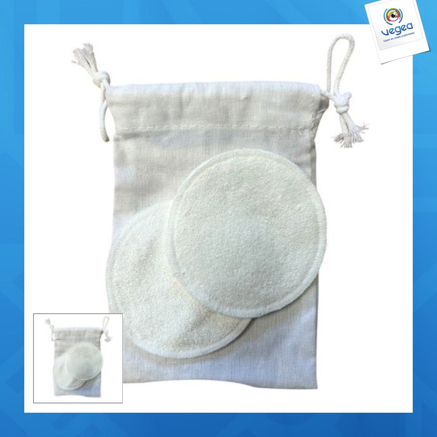 Set of two wipes ø8cm