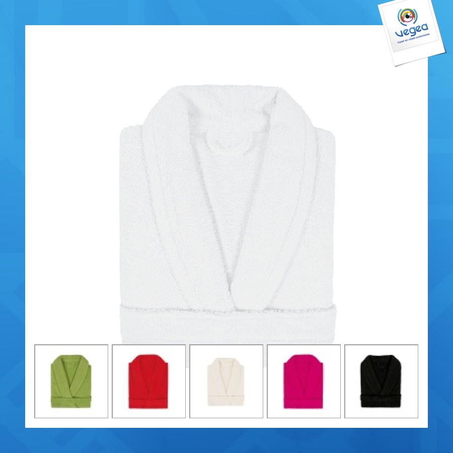 Shawl-collar bathrobe 